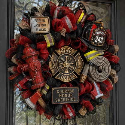 The FireHouse Wreath