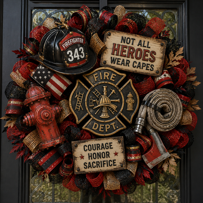 The FireHouse Wreath